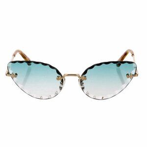 Chloe Women's Cat-Eye Sunglasses with Blue Lenses Ce157s in 839